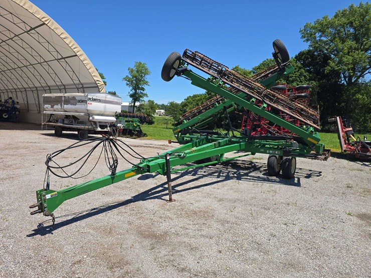unverferth-42ft-1225-double-rolling-basket,-single-bar-harrow,-light,-ext.-tongue-image-1