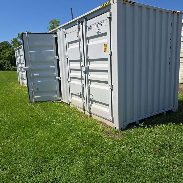 Like New 40ft Shipping Container, used very little, with 4 side doors