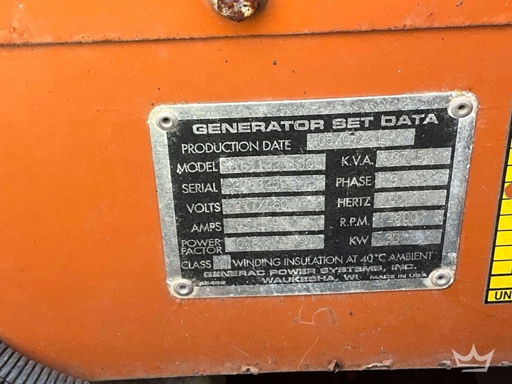 2001-generac-1611220100-30kw-t/a-towable-diesel-generator-image-9