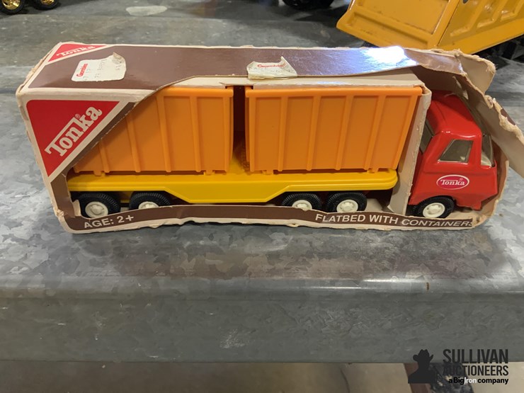 tonka-truck-flatbed-w/container-image-2