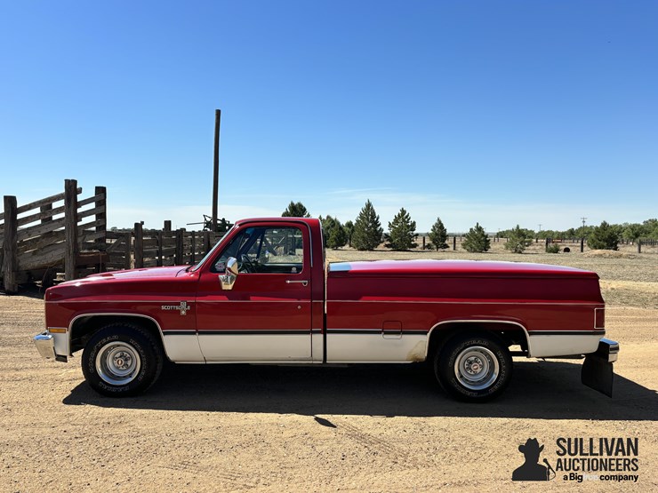 1985-chevrolet-scottsdale-1/2-ton-2wd-long-bed-pickup-image-8