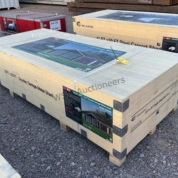 KJ K2223G 23FT X 22FT DOUBLE GARAGE SHED