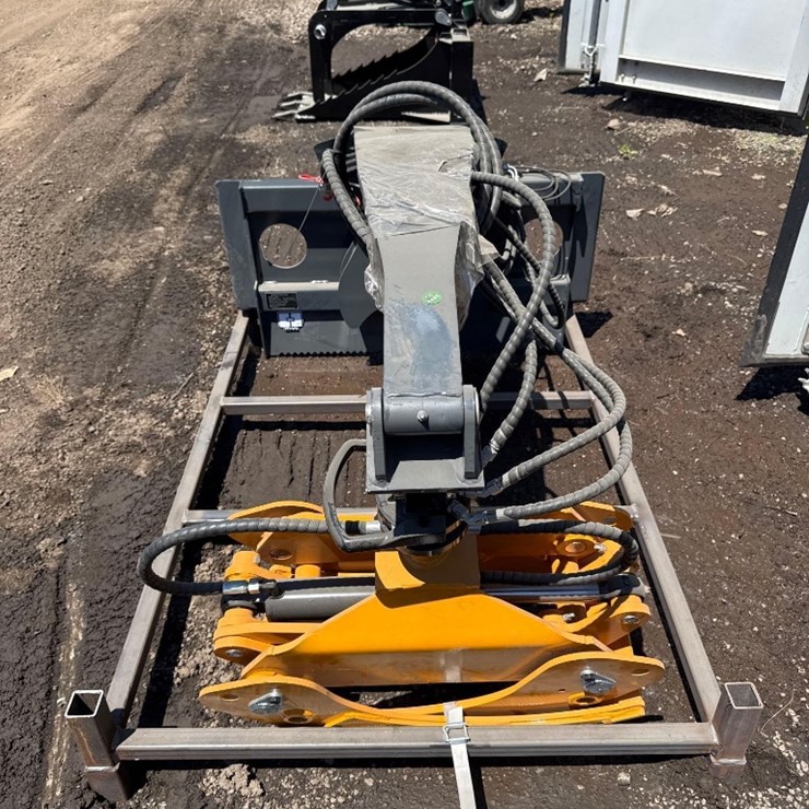 New Giyi Co Hydraulic Skidloader Rotating Grapple Attachment Model RG63