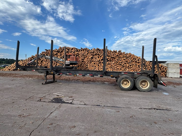 #164-•-2007-savannah-machine-shop-&-loader-co.-tandem-axle-log-trailer-image-2