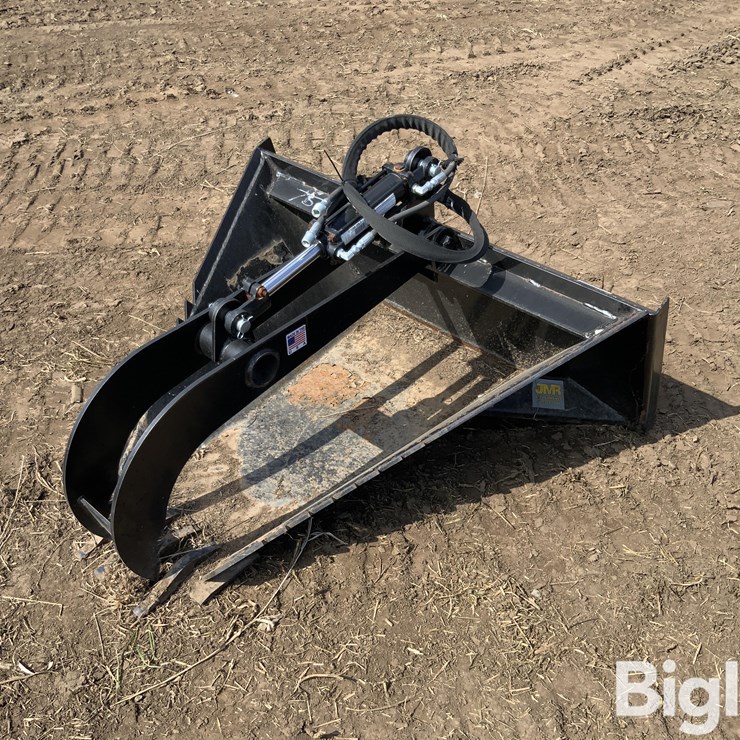 JMR Stump Bucket Grapple Skid Steer Attachment