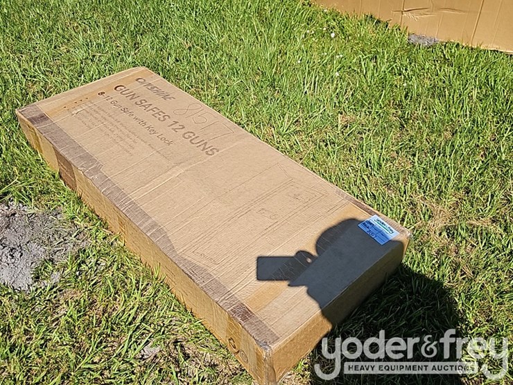 unused-2026-onshine-8-12-gun-safe-with-key-lock,-3-movable-gun-rests,-electronic-lock,-mechanical-key-image-1