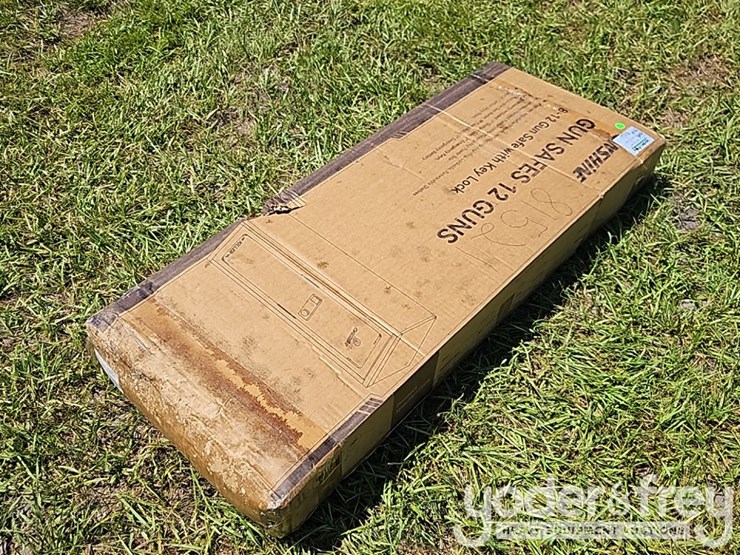 unused-2026-onshine-8-12-gun-safe-with-key-lock,-3-movable-gun-rests,-electronic-lock,-mechanical-key-image-3