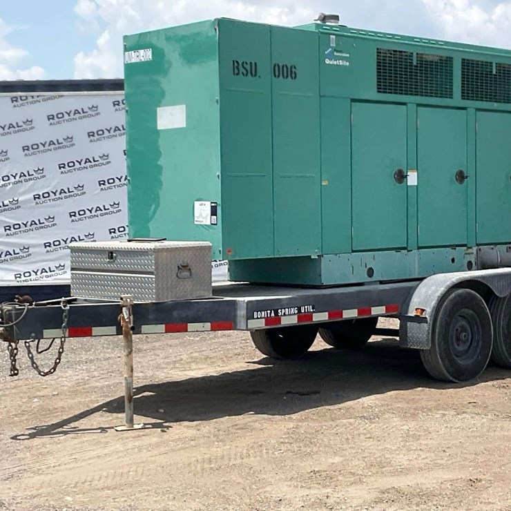 2004 Cummins DGDK 125kW T/A Towable Diesel Generator