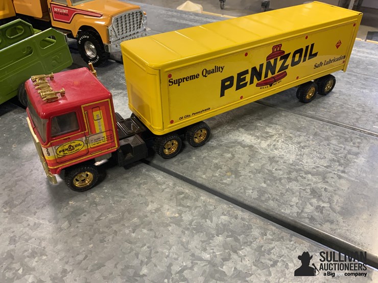 ertl-pennzoil-toy-truck-and-trailer-image-1