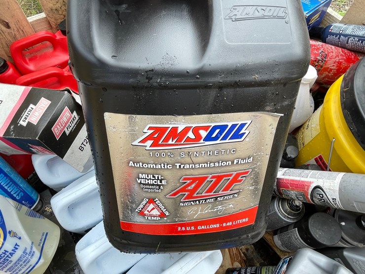 #4921-•-wooden-tote-with-assorted-automotive-fluids-image-15