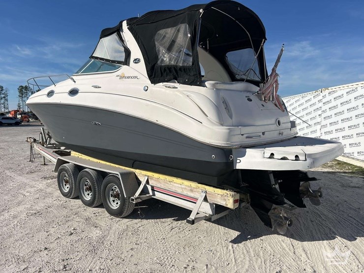 2006-sea-ray-sundancer-31ft-boat-w/-loadmaster-28ft-tri-axle-boat-trailer-image-3