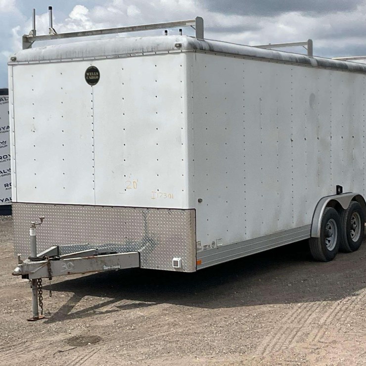 2015 Wells Cargo EW2024 20ft T/A Enclosed Trailer