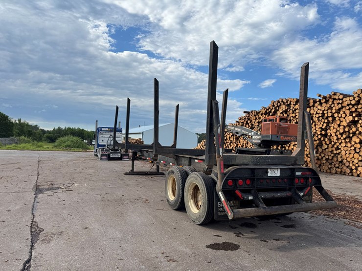 #164-•-2007-savannah-machine-shop-&-loader-co.-tandem-axle-log-trailer-image-3