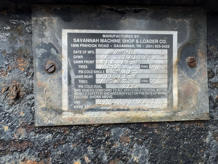 #164-•-2007-savannah-machine-shop-&-loader-co.-tandem-axle-log-trailer-image-9