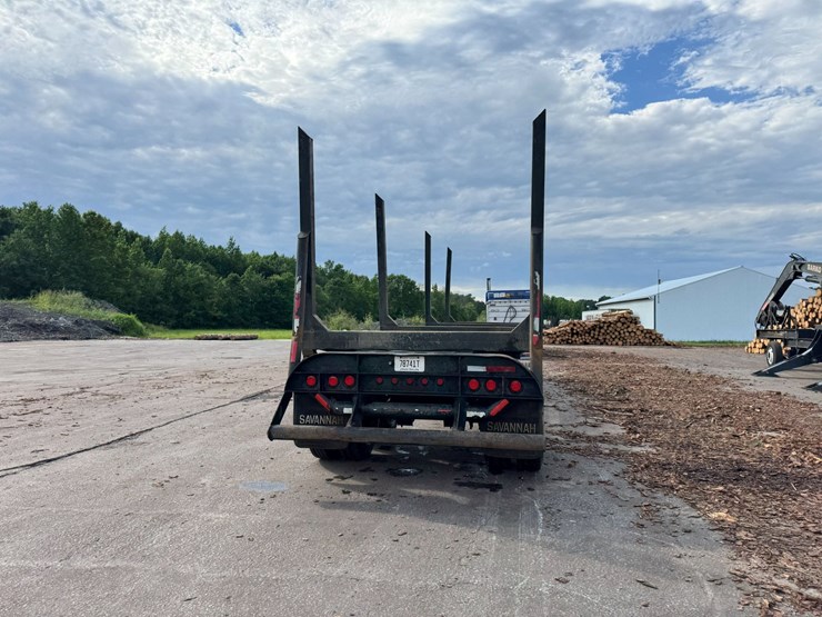 #164-•-2007-savannah-machine-shop-&-loader-co.-tandem-axle-log-trailer-image-4