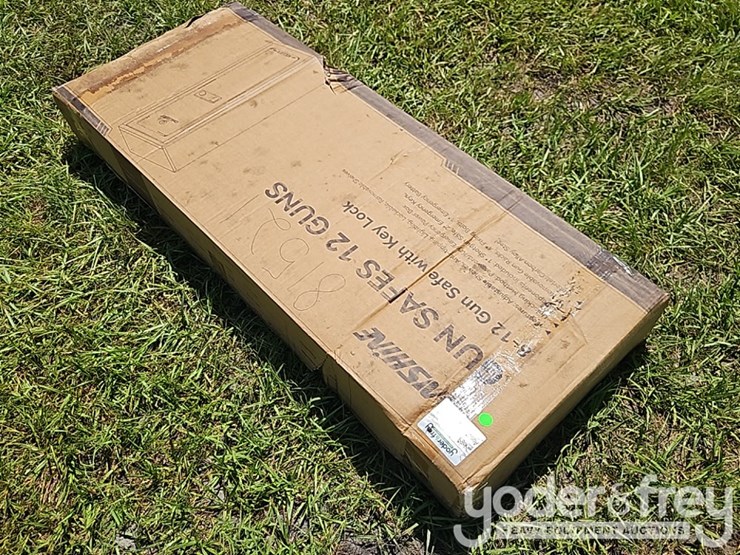 unused-2026-onshine-8-12-gun-safe-with-key-lock,-3-movable-gun-rests,-electronic-lock,-mechanical-key-image-2