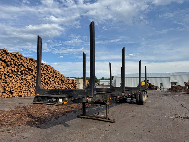 #164-•-2007-savannah-machine-shop-&-loader-co.-tandem-axle-log-trailer-image-1