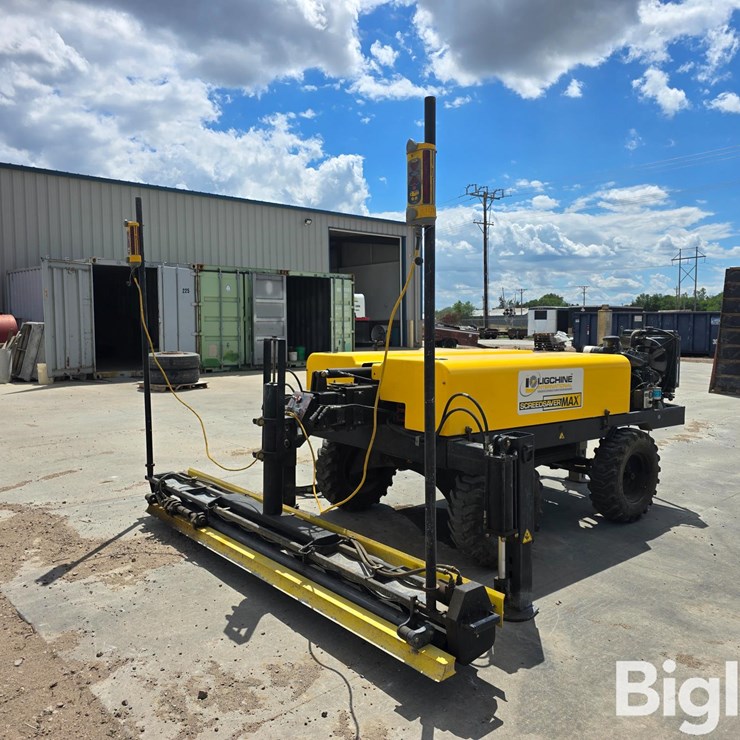 Ligchine International Screedsaver Max Laser Leveling Power Screed