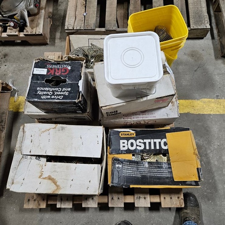 #164 • Pallet Of Assorted Coil Nails