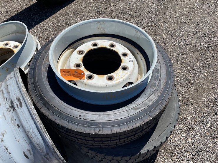 #2848-•-(2)-tires-on-rims-with-spare-rims-image-2