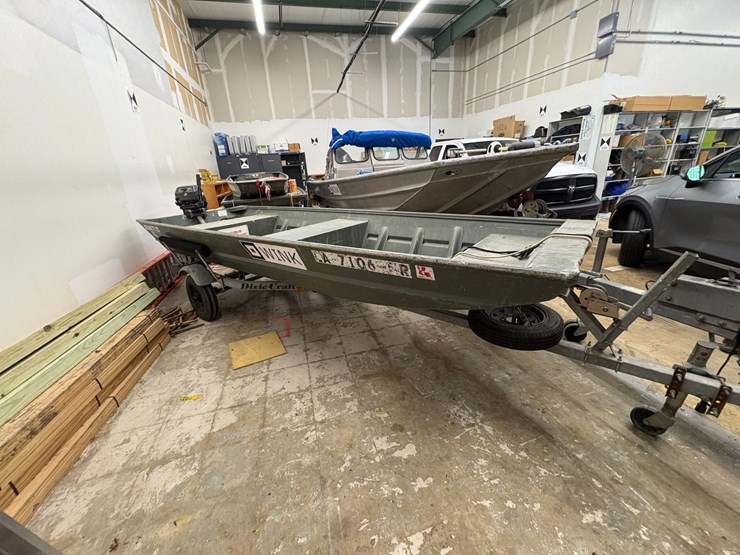 #3528-•-14-foot-alweld-aluminum-boat-and-trailer-|-located-in-st.-rose,-la-image-1