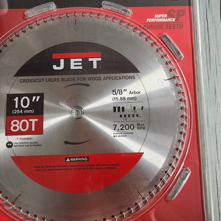 #389 • Jet 10" 80T Saw Blade