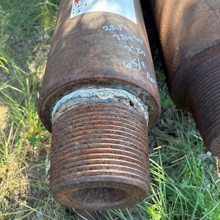 7-3/4”OD x 3”ID x 28.1’L 6-5/8reg SLICK DRILL COLLAR