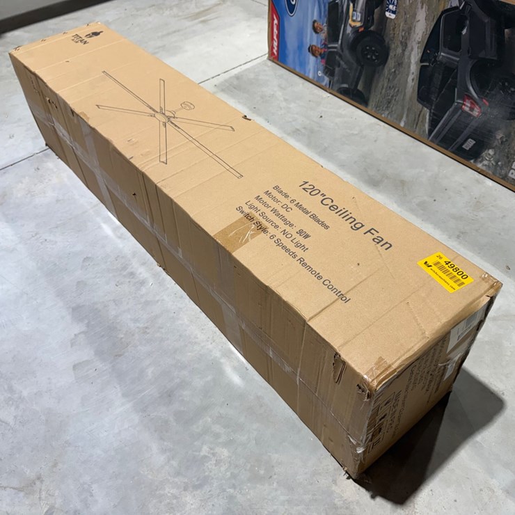 #49800 • Unused Titan Air 120" Ceiling Fan