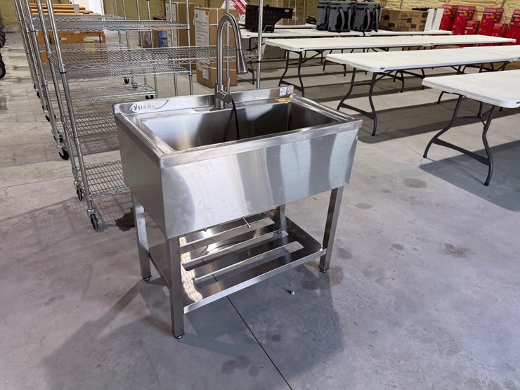 #49819-•-unused-trinity-36"-stainless-steel-sink-image-3