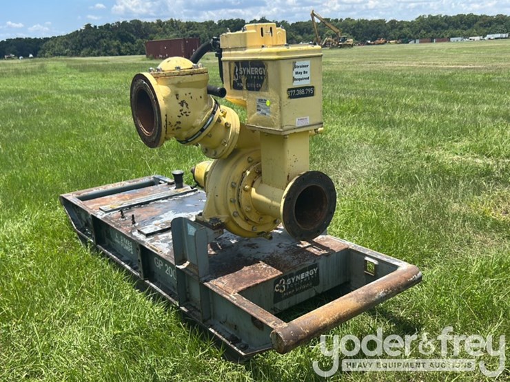 8"-trash-waterpump,-skid-mounted,-(no-engine,-missing-pump-parts)-image-4