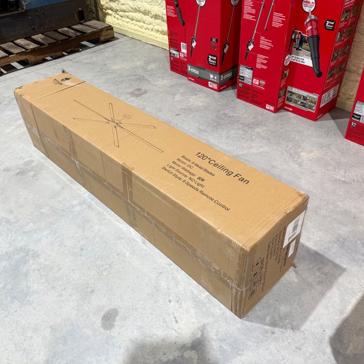 #49803 • Unused Titan Air 120" Ceiling Fan
