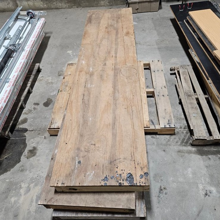 #167 • 3 Wood Bases For Shelving