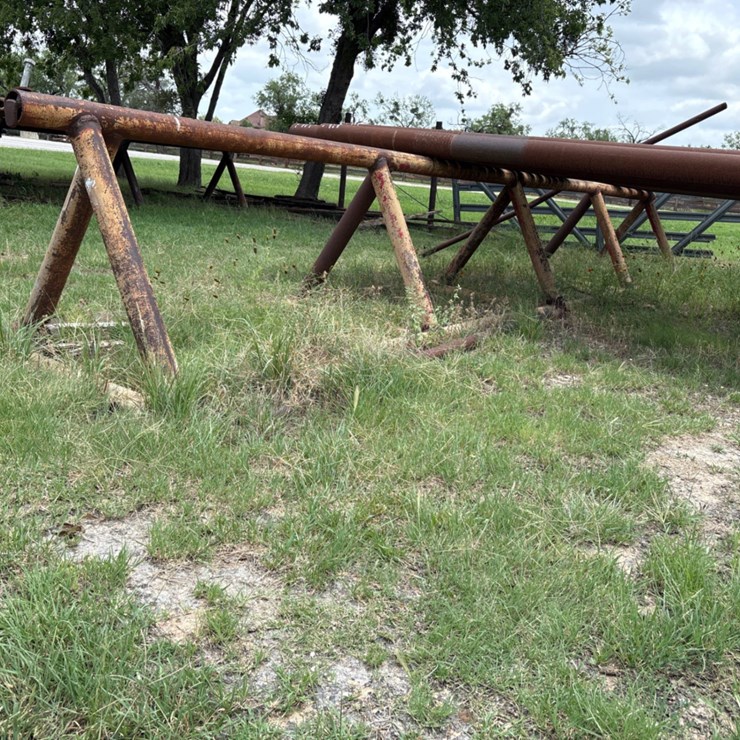 (2x$) 27’ x 36” triangle pipe racks