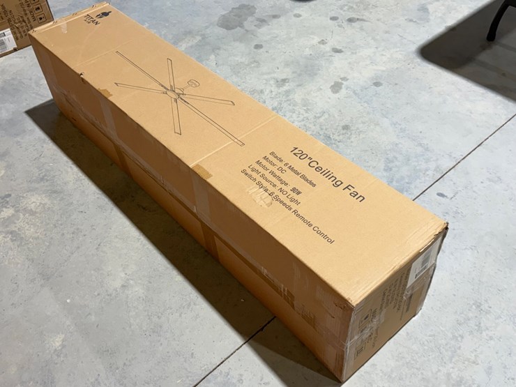 #49802-•-unused-titan-air-120"-ceiling-fan-image-1