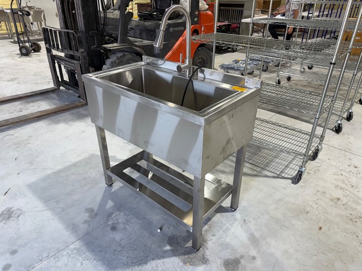 #49819-•-unused-trinity-36"-stainless-steel-sink-image-1