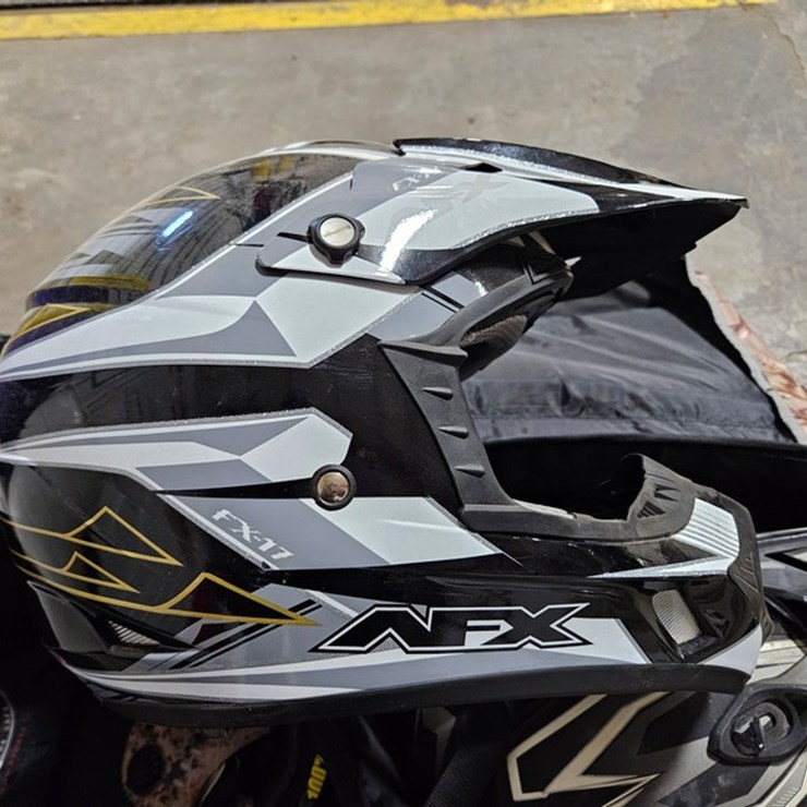 #10 • Dirt Bike Helmets, Case, And Ice Bags