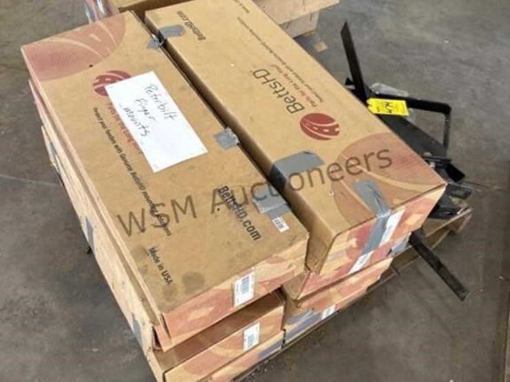 pallet-of-peterbilt-fender-mounts-image-2