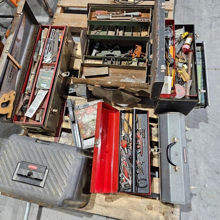#97 • Pallet Of Hand Tools And Tool Boxes