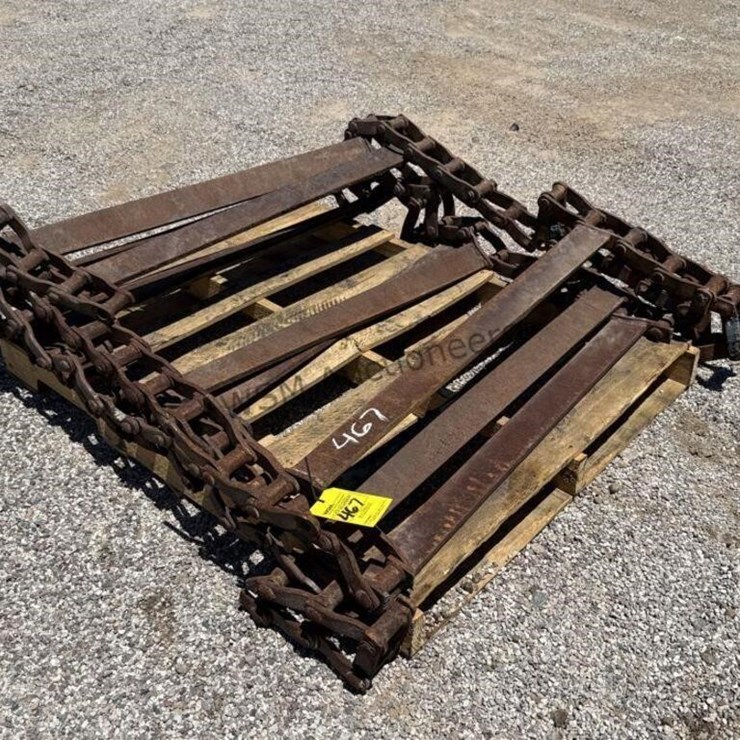 PALLET OF SLATE BARS FOR V-BOTTOM SPREADER