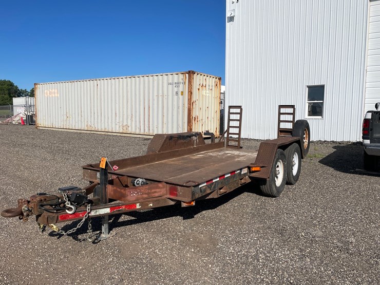 #2441-•-1998-olympic-14'-tandem-axle-equipment-trailer-image-1