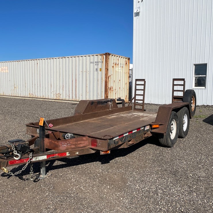 #2441 • 1998 Olympic 14' Tandem Axle Equipment Trailer