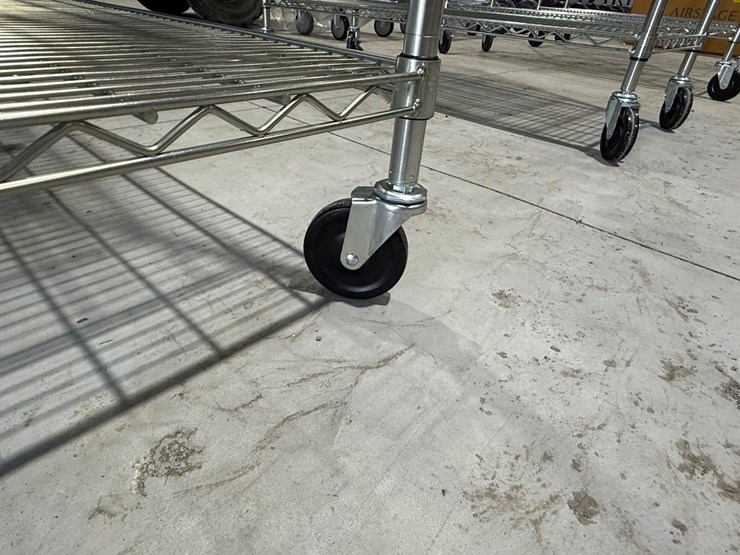 #49820-•-unused-trinity-6-tier-stainless-steel-rolling-shelf-image-6