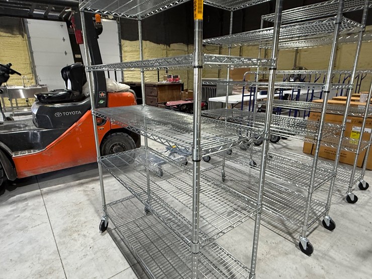 #49821-•-unused-trinity-6-tier-stainless-steel-rolling-shelf-image-9