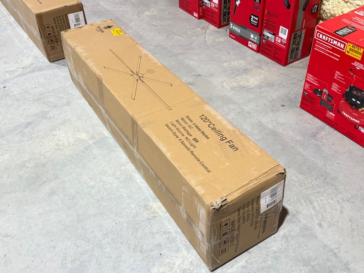 #49801-•-unused-titan-air-120"-ceiling-fan-image-1