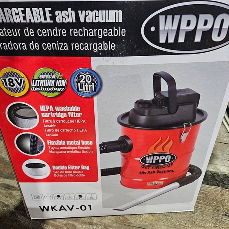 #8 • WPPO 18v Rechargeable Ash Vacuum