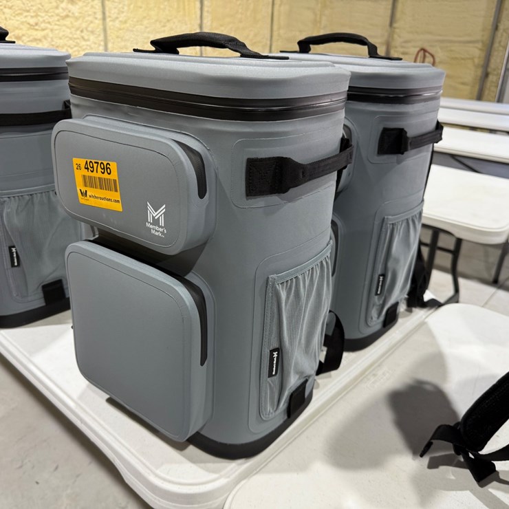 #49796 • Lot of (2) Unused Member Mark Backpack Coolers