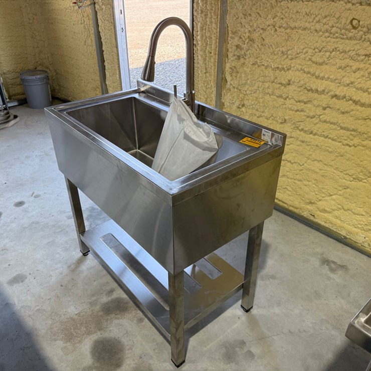 #49816 • Unused Trinity 36" Stainless Steel Sink