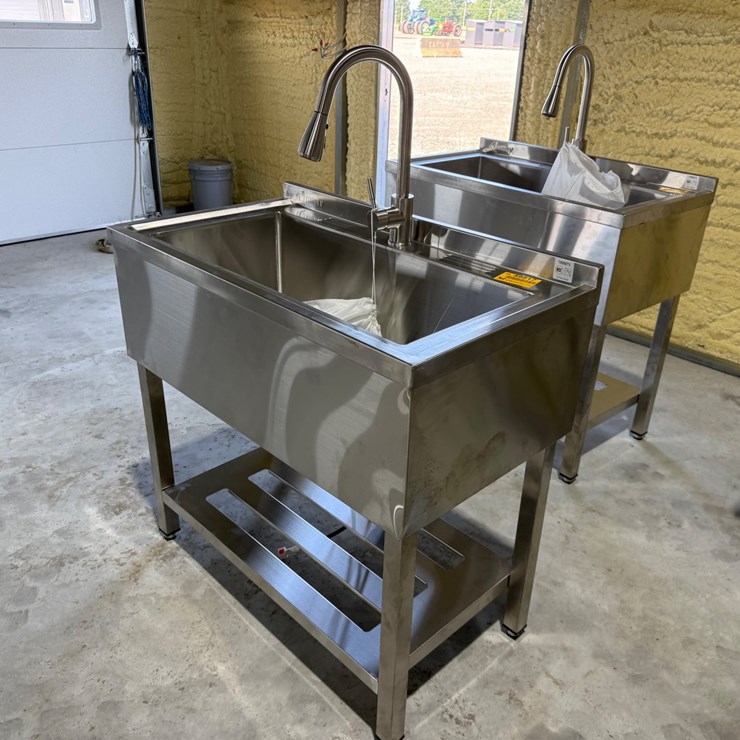 #49817 • Unused Trinity 36" Stainless Steel Sink