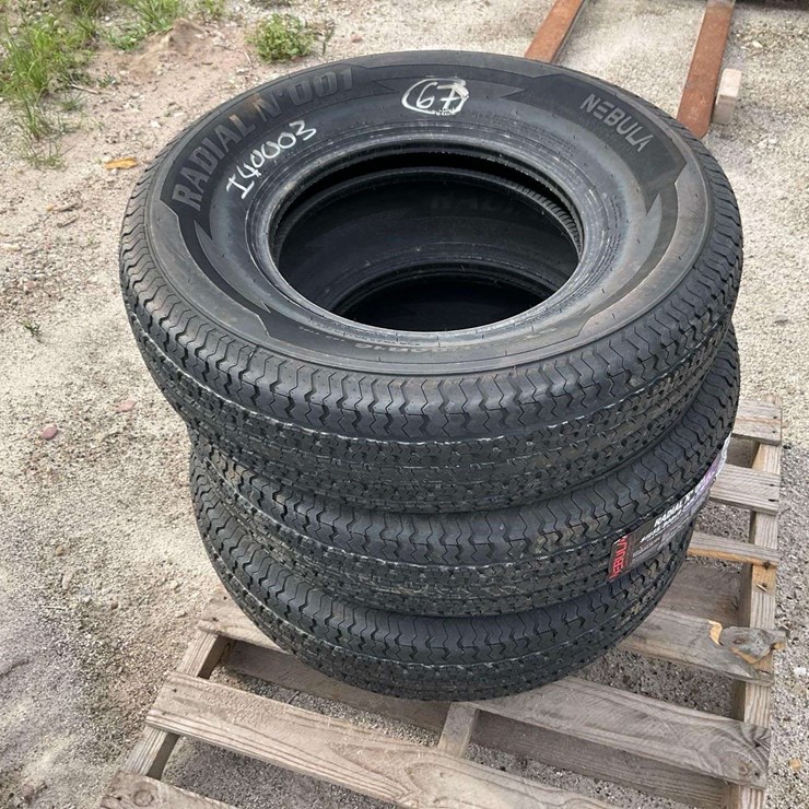 Set of 4 ST235/80R16 Trailer Tires