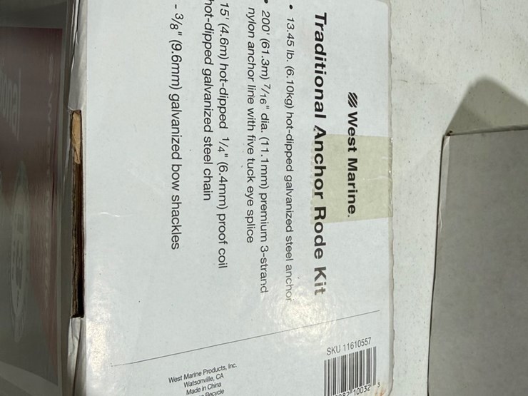#49776-•-unused-west-marine-13lb-anchor-rode-kit-image-3